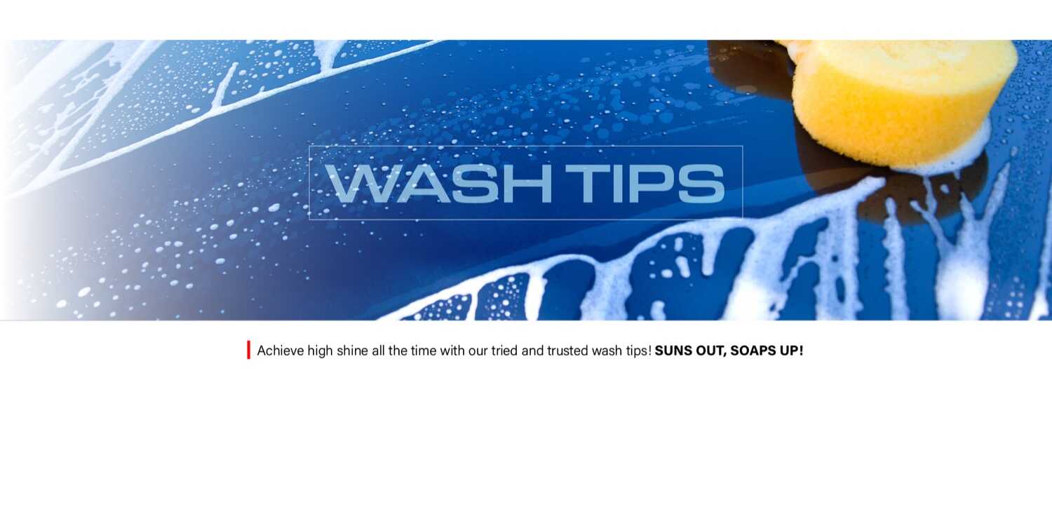 E-ZOIL Vehicle Wash Tips