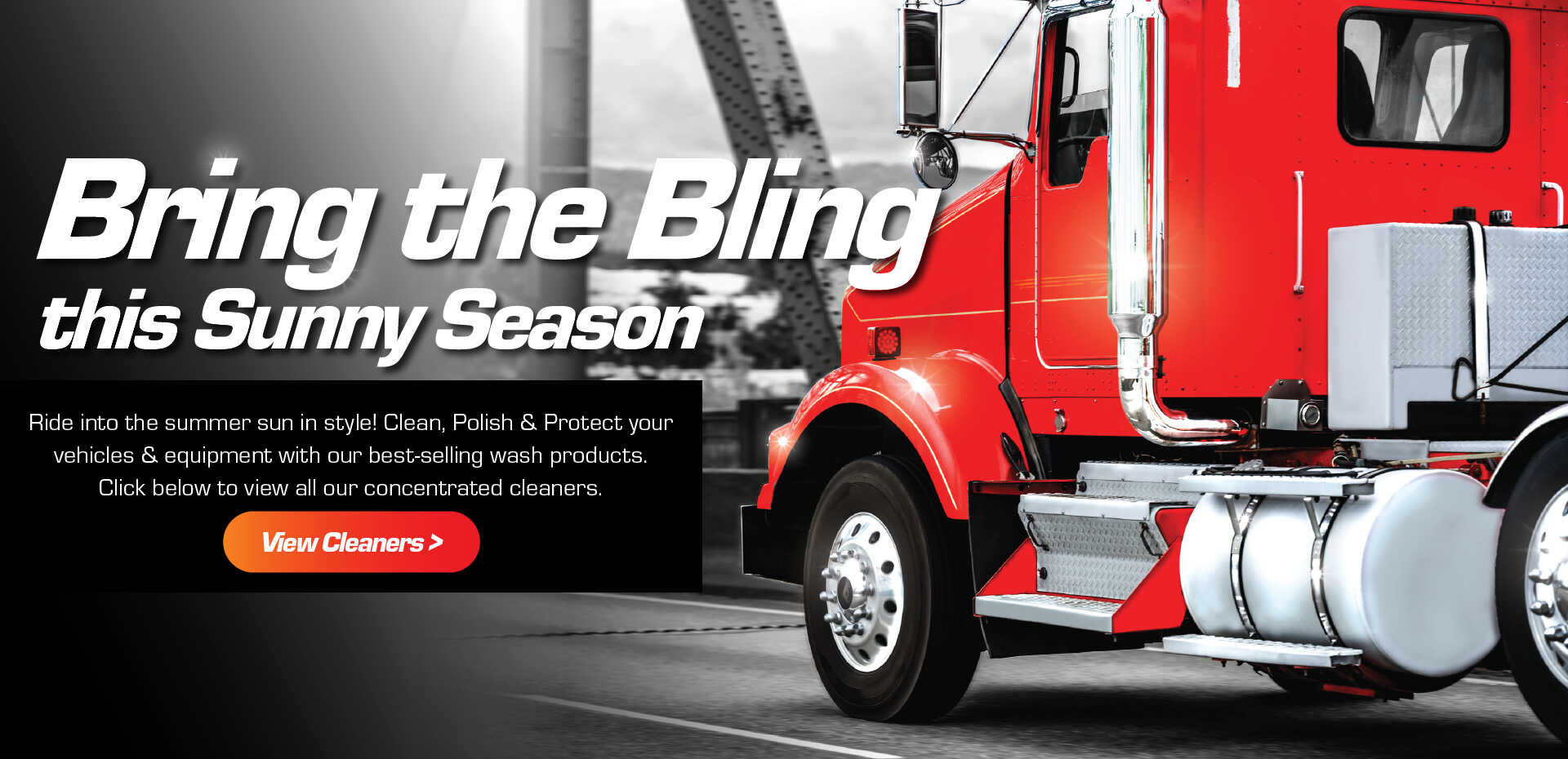 Bring the Bling to your Fleet with E-ZOIL Summer Cleaning Products